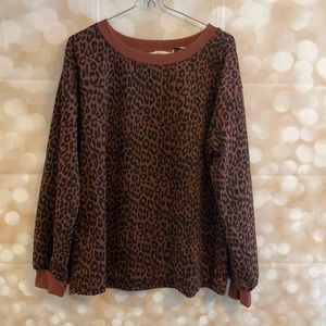 LOFT Cheetah Sweater
